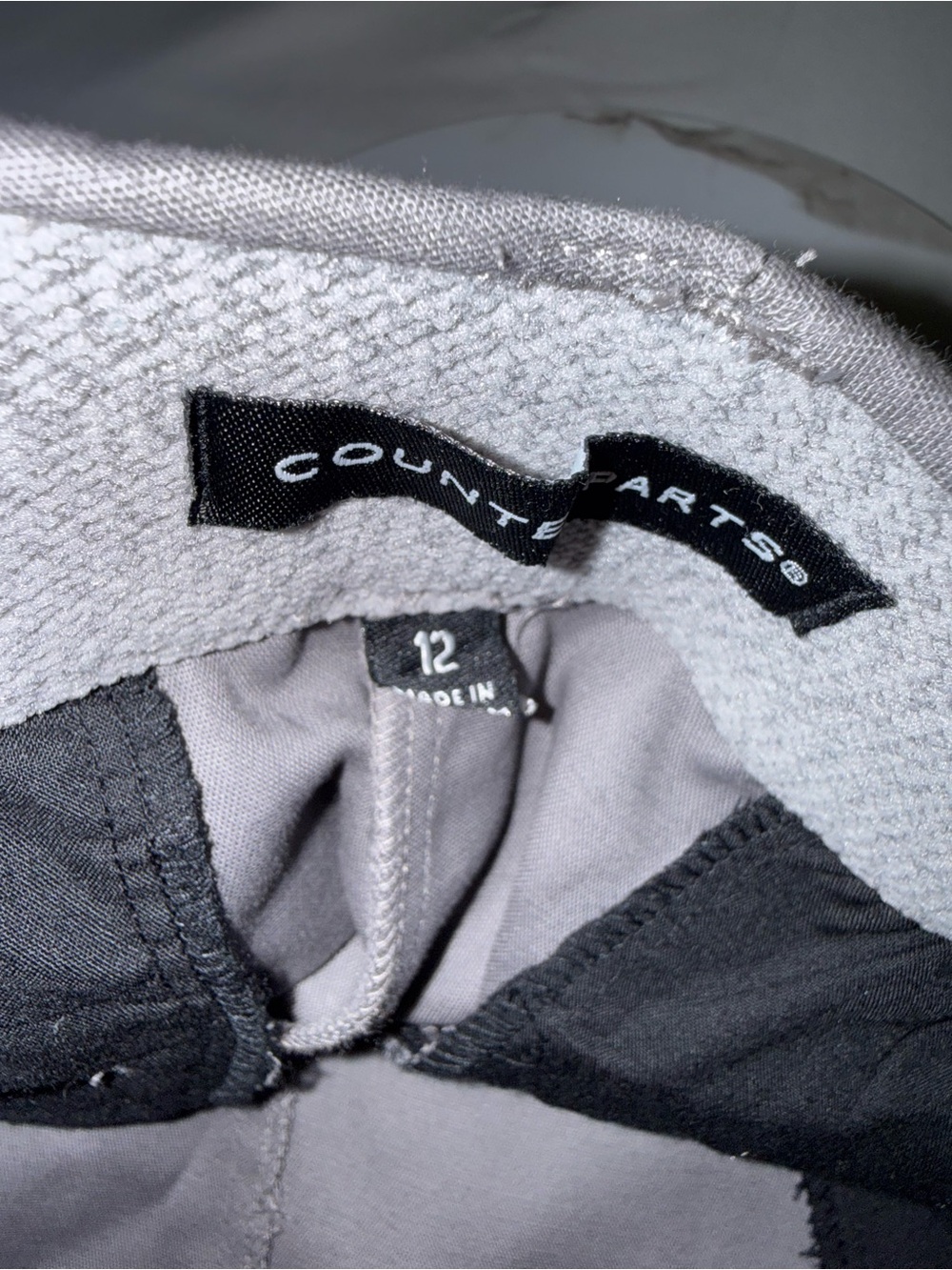 Counterparts Women's Ankle Dress Pants in Light Gray - Picture 5 of 7
